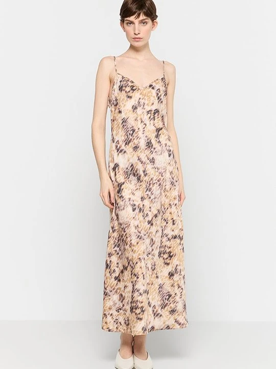 Zdjęcie produktu Długa sukienka AllSaints beżowy