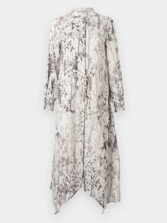 Zdjęcie produktu Długa sukienka AllSaints mleczny