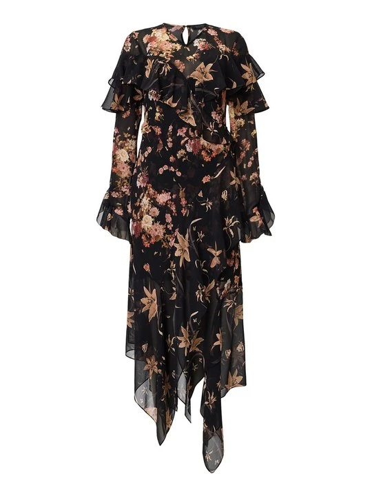 Zdjęcie produktu Długa sukienka AllSaints czarny