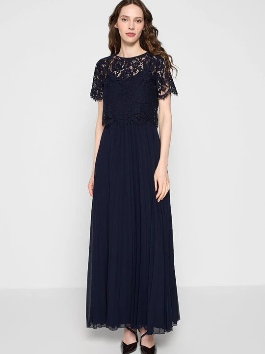 Zdjęcie produktu Długa sukienka Apart Glamour granatowy