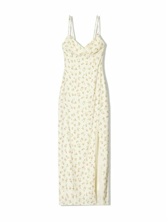Zdjęcie produktu Długa sukienka Bershka biały