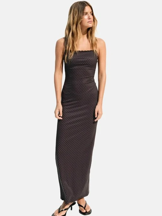 Zdjęcie produktu Długa sukienka Bershka czarny