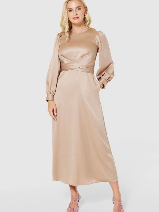 Zdjęcie produktu Długa sukienka Closet beżowy