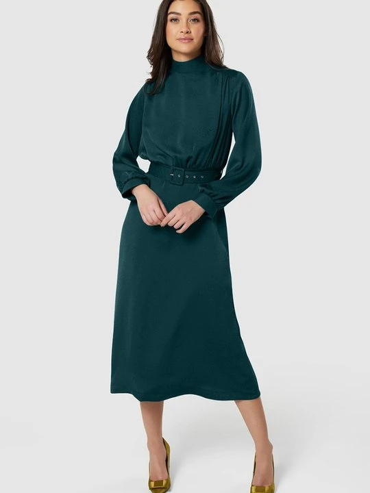 Zdjęcie produktu Długa sukienka Closet ciemnozielony