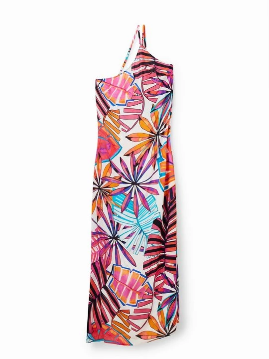 Zdjęcie produktu Długa sukienka Desigual biały