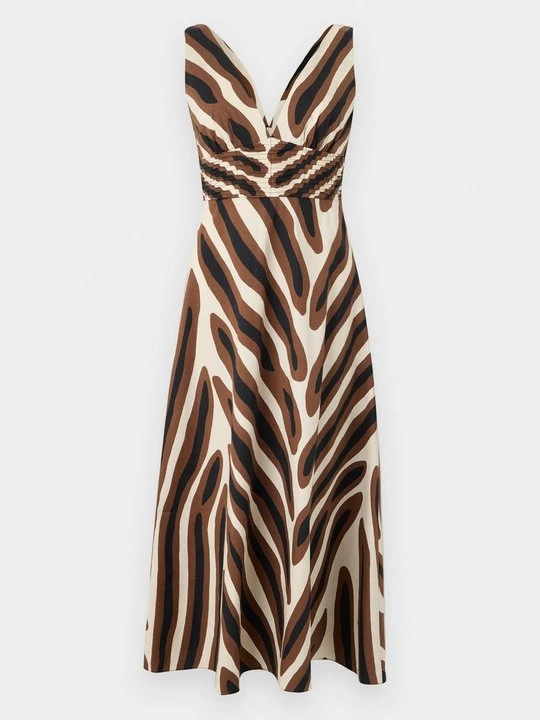 Zdjęcie produktu Długa sukienka Diane Von Furstenberg brązowy