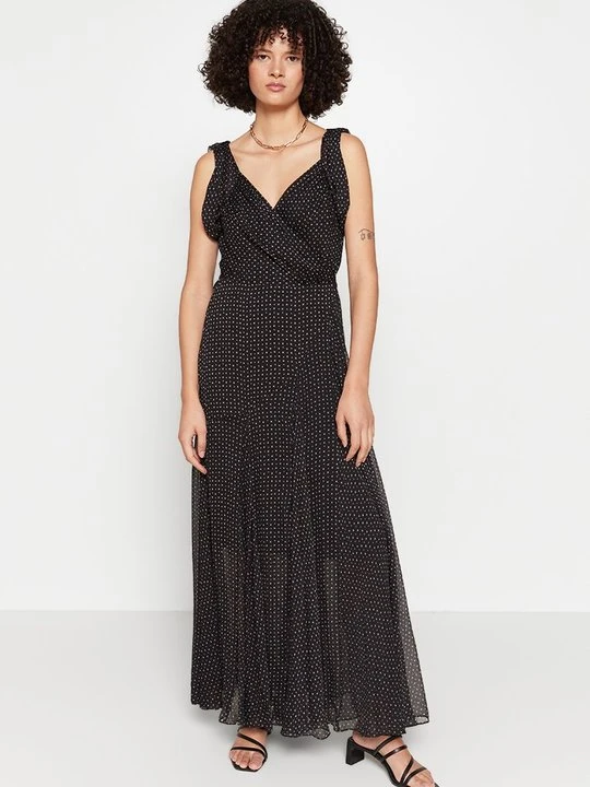Zdjęcie produktu Długa sukienka Diane Von Furstenberg czarny