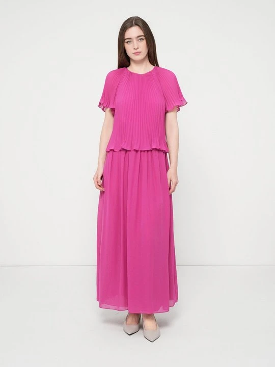 Zdjęcie produktu Długa sukienka Emporio Armani koralowy