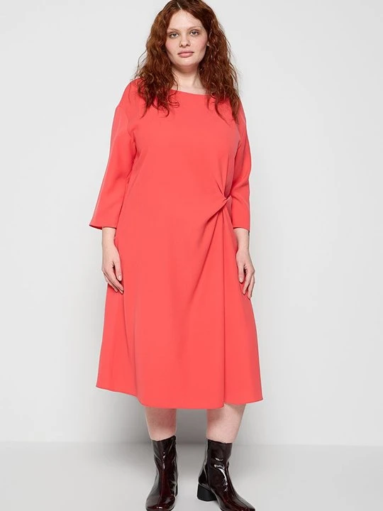 Zdjęcie produktu Długa sukienka Emporio Armani jasnoróżowy