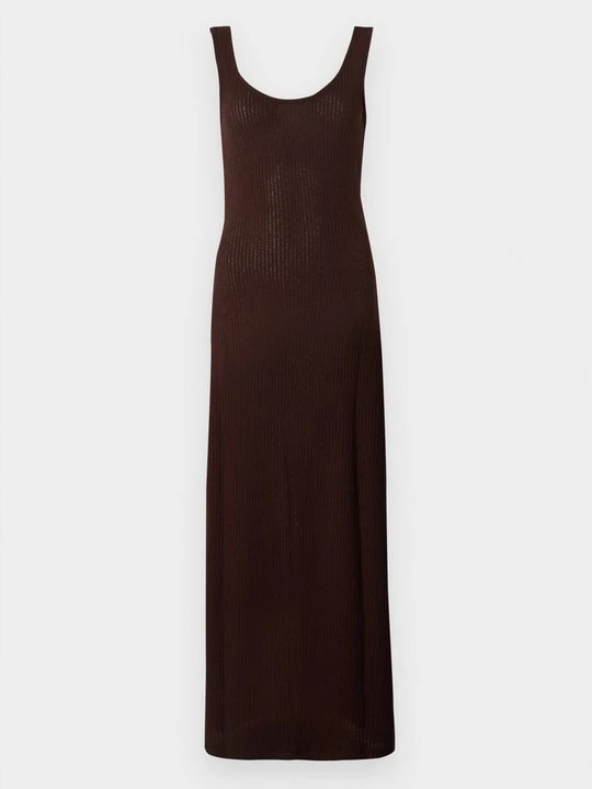 Zdjęcie produktu Długa sukienka Gina Tricot brązowy