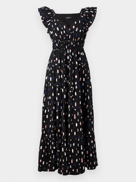 Zdjęcie produktu Długa sukienka Kate Spade liliowy