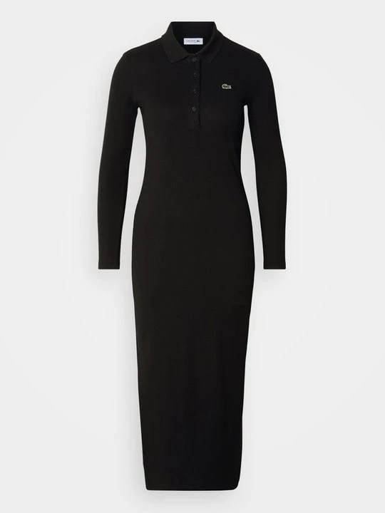 Zdjęcie produktu Długa sukienka Lacoste czarny