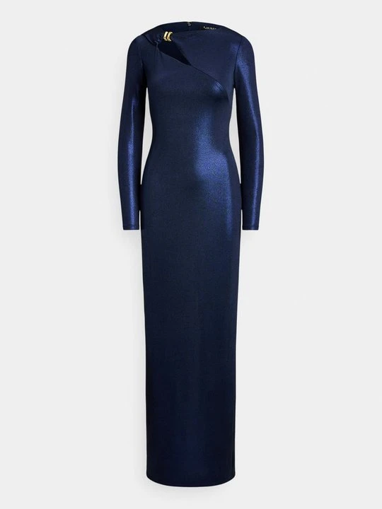 Zdjęcie produktu Długa sukienka Lauren Ralph Lauren granatowy