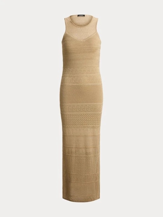 Zdjęcie produktu Długa sukienka Lauren Ralph Lauren tan