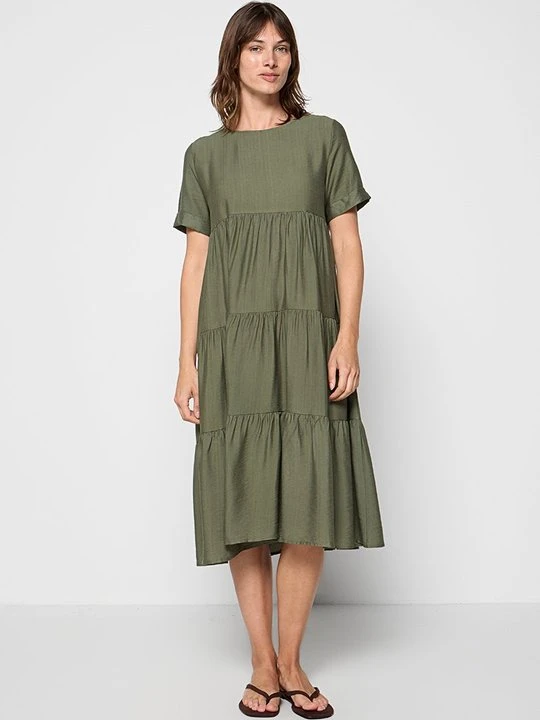Zdjęcie produktu Długa sukienka Le Jardin du Lin khaki