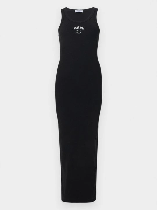 Zdjęcie produktu Długa sukienka MOSCHINO czarny