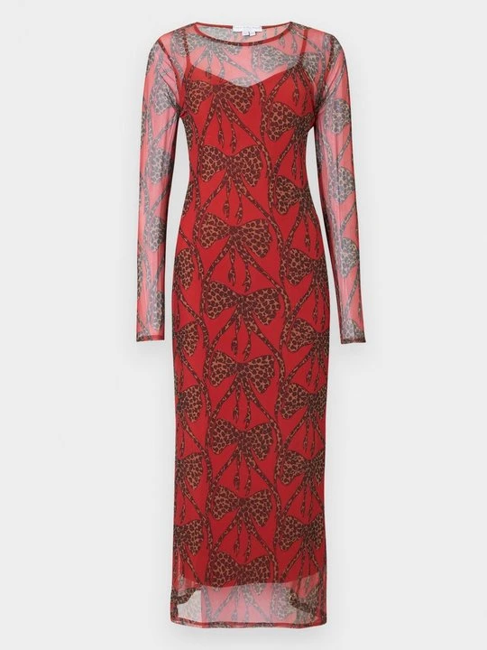 Zdjęcie produktu Długa sukienka Never Fully Dressed czerwony