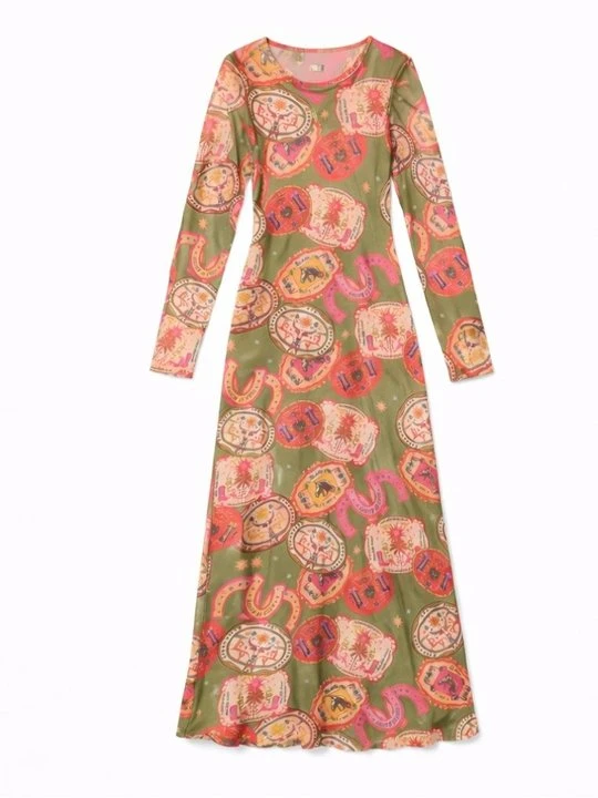 Zdjęcie produktu Długa sukienka Never Fully Dressed khaki
