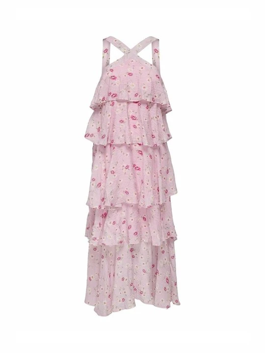Zdjęcie produktu Długa sukienka Only różowy