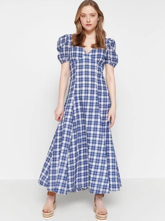 Zdjęcie produktu Długa sukienka Polo Ralph Lauren niebieski