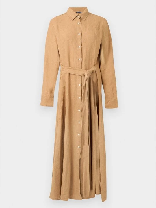 Zdjęcie produktu Długa sukienka Polo Ralph Lauren wielbłądzi