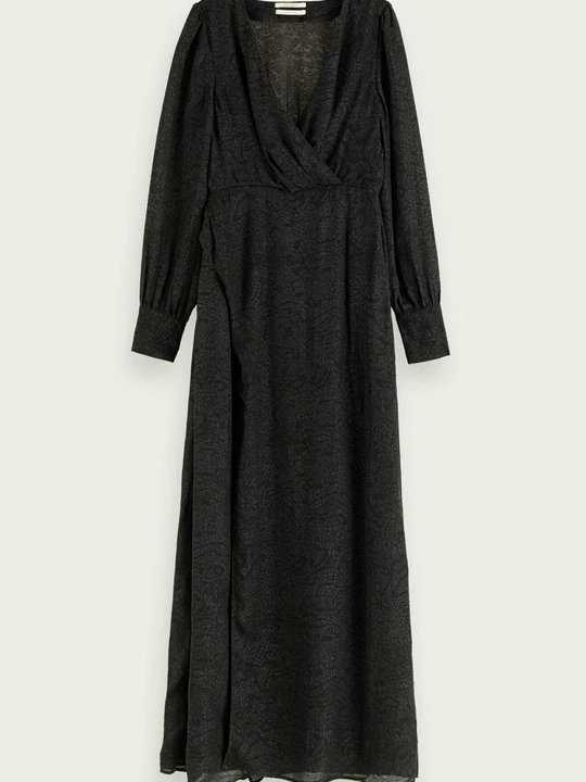 Zdjęcie produktu Długa sukienka Scotch & Soda czarny