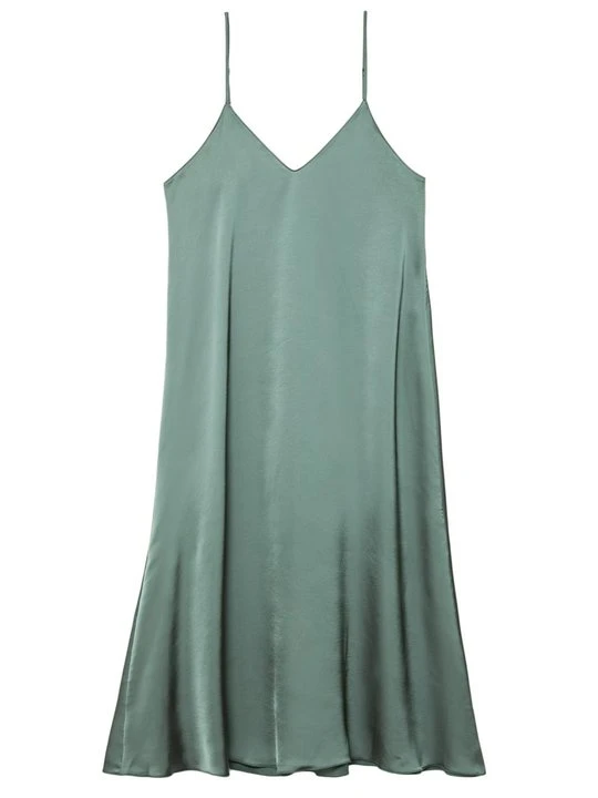 Zdjęcie produktu Długa sukienka Stradivarius khaki