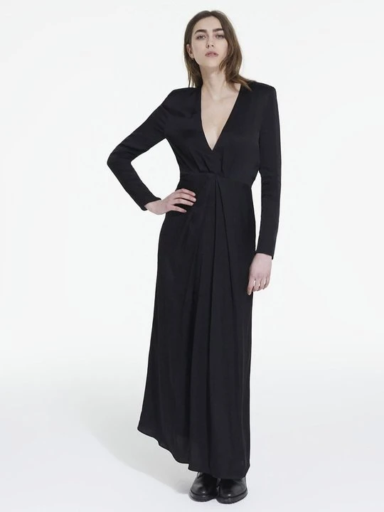 Zdjęcie produktu Długa sukienka The Kooples czarny