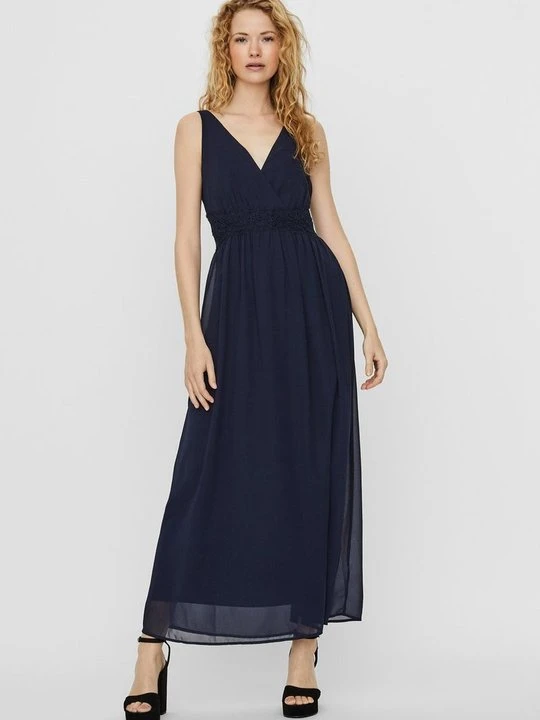 Zdjęcie produktu Długa sukienka Vero Moda granatowy