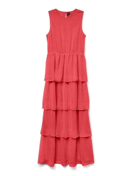 Zdjęcie produktu Długa sukienka Vero Moda pomarańczowy