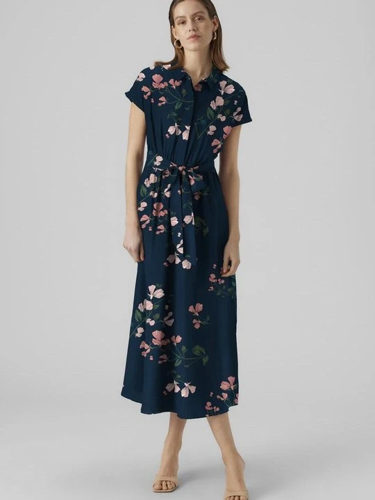 Zdjęcie produktu Sukienka koszulowa Vero Moda granatowy