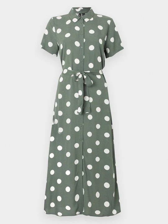 Zdjęcie produktu Długa sukienka Vero Moda zielony