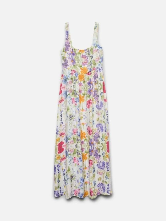 Zdjęcie produktu Długa sukienka Vero Moda biały