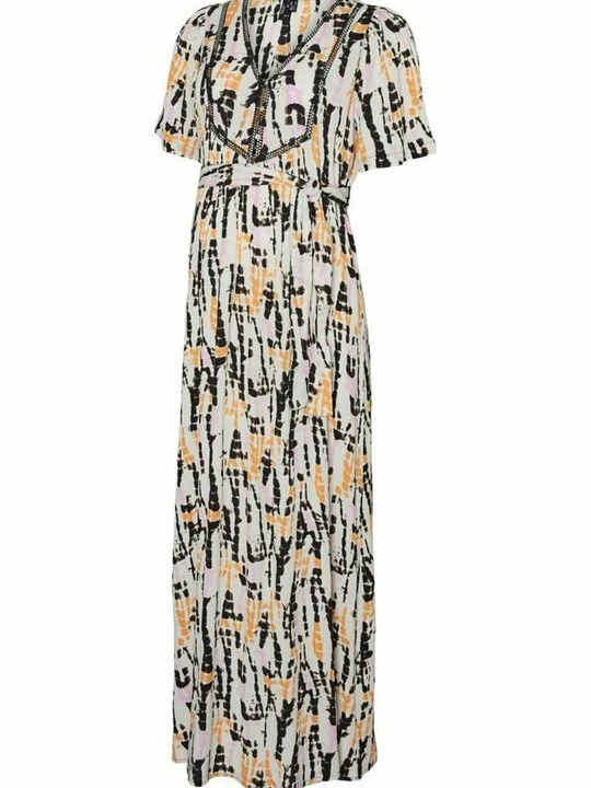 Zdjęcie produktu Długa sukienka Vero Moda beżowy