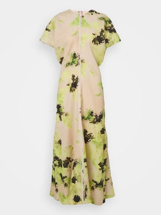 Zdjęcie produktu Długa sukienka Victoria Beckham pomarańczowy