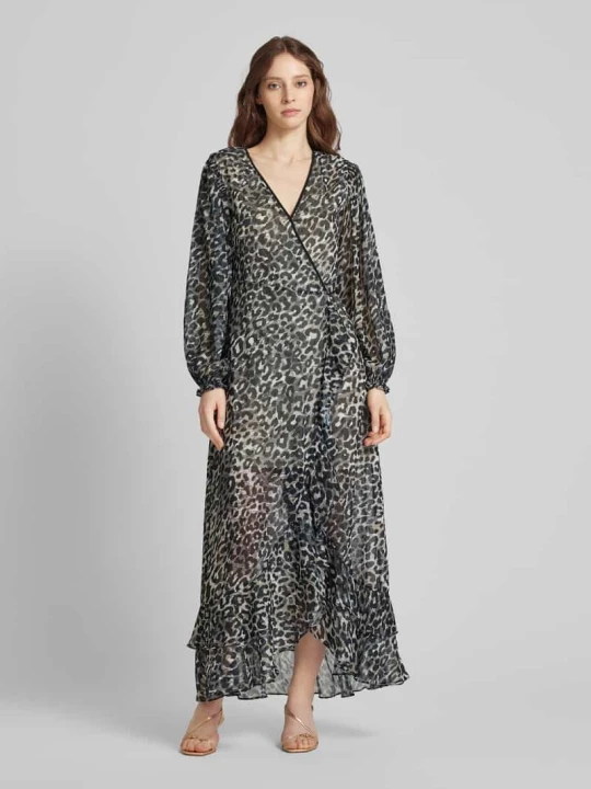 Zdjęcie produktu Długa sukienka w stylu kopertowym model ‘FELISIA’ Guess Czarny