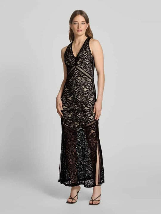 Zdjęcie produktu Długa sukienka z koronką model ‘CHRISTEL’ Guess Czarny