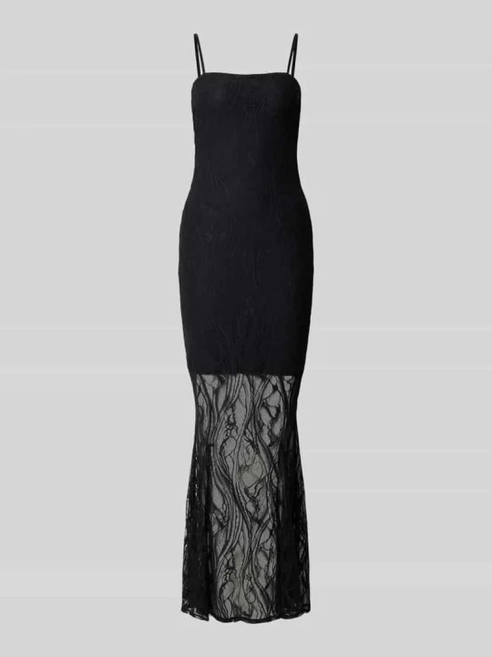 Zdjęcie produktu Długa sukienka z koronki model 'EVELYN' Guess Czarny