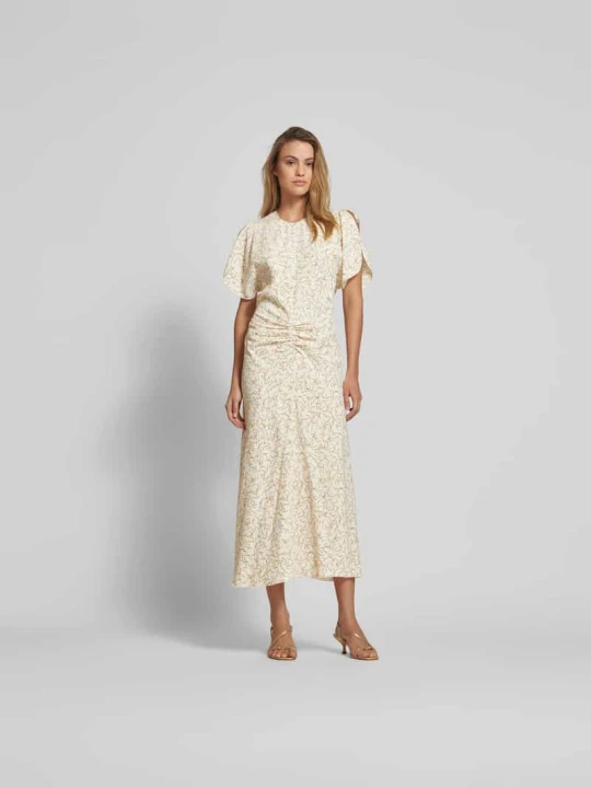 Zdjęcie produktu Długa sukienka z wycięciami Victoria Beckham Écru