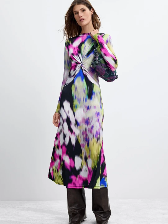 Zdjęcie produktu Długa wzorzysta sukienka M. C. Lacroix Desigual