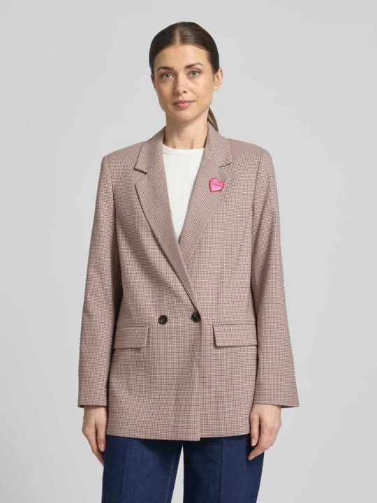 Zdjęcie produktu Długi blezer o kroju relaxed fit z dodatkiem wiskozy Tom Tailor Jasnobrązowy