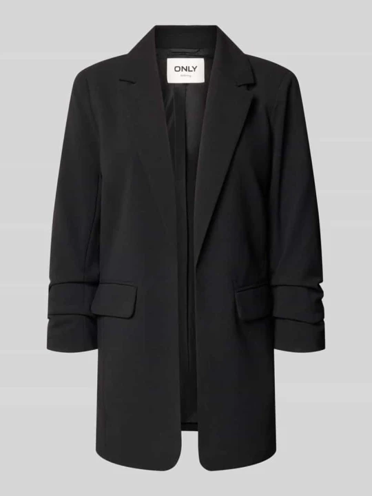 Zdjęcie produktu Długi żakiet o kroju regular fit z rękawem o dł. 3/4 model 'KALINA' Only Czarny