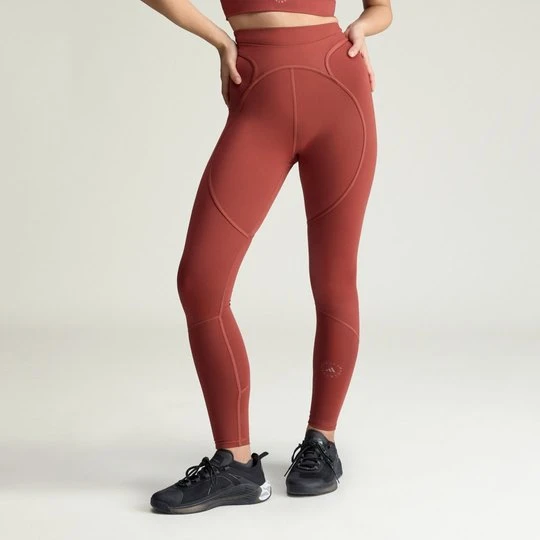 Zdjęcie produktu Długie legginsy adidas by Stella McCartney Training Burnt Sienna