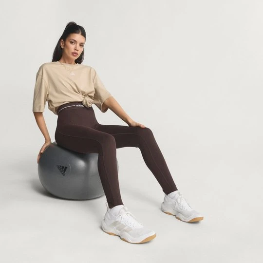 Zdjęcie produktu Długie legginsy Hyperglam Adidas Aurora Coffee