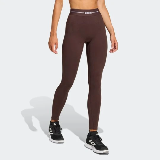 Zdjęcie produktu Długie legginsy Hyperglam Adidas Aurora Coffee