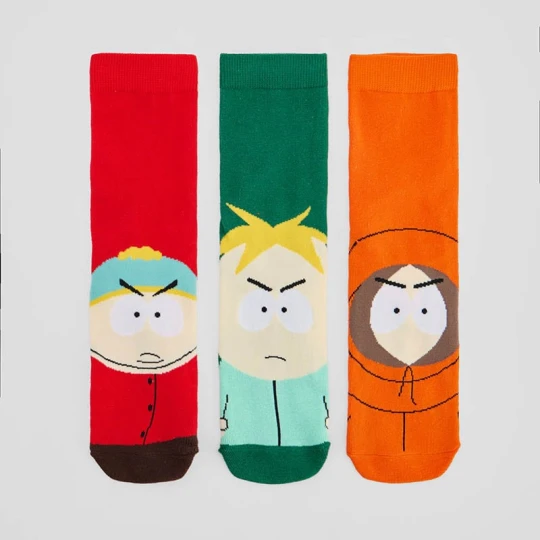 Zdjęcie produktu Długie skarpetki 3-pak South Park House