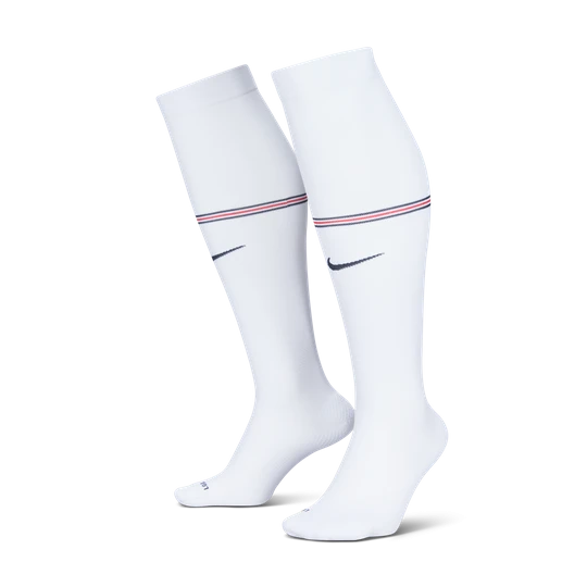Zdjęcie produktu Długie skarpety piłkarskie Nike Dri-FIT ADV Anglia VaporFast (wersja domowa) - Biel