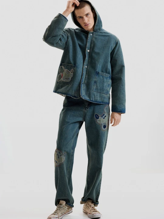 Zdjęcie produktu Dżinsy patch disney™ Desigual niebieski