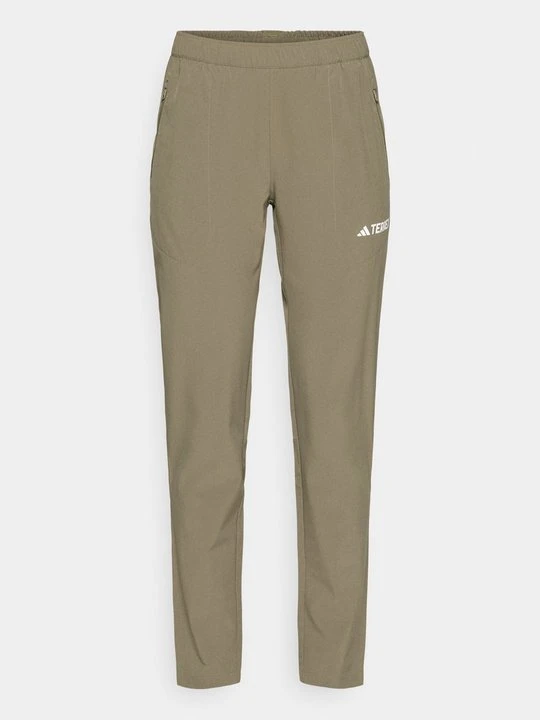 Zdjęcie produktu Długie spodnie trekkingowe Adidas Terrex oliwkowy