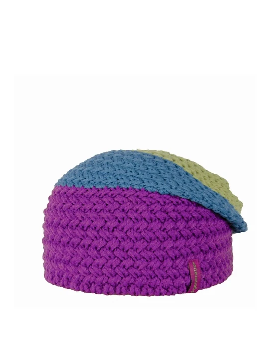 Zdjęcie produktu Döll Czapka beanie w kolorze zielono-niebiesko-fioletowym rozmiar: 53